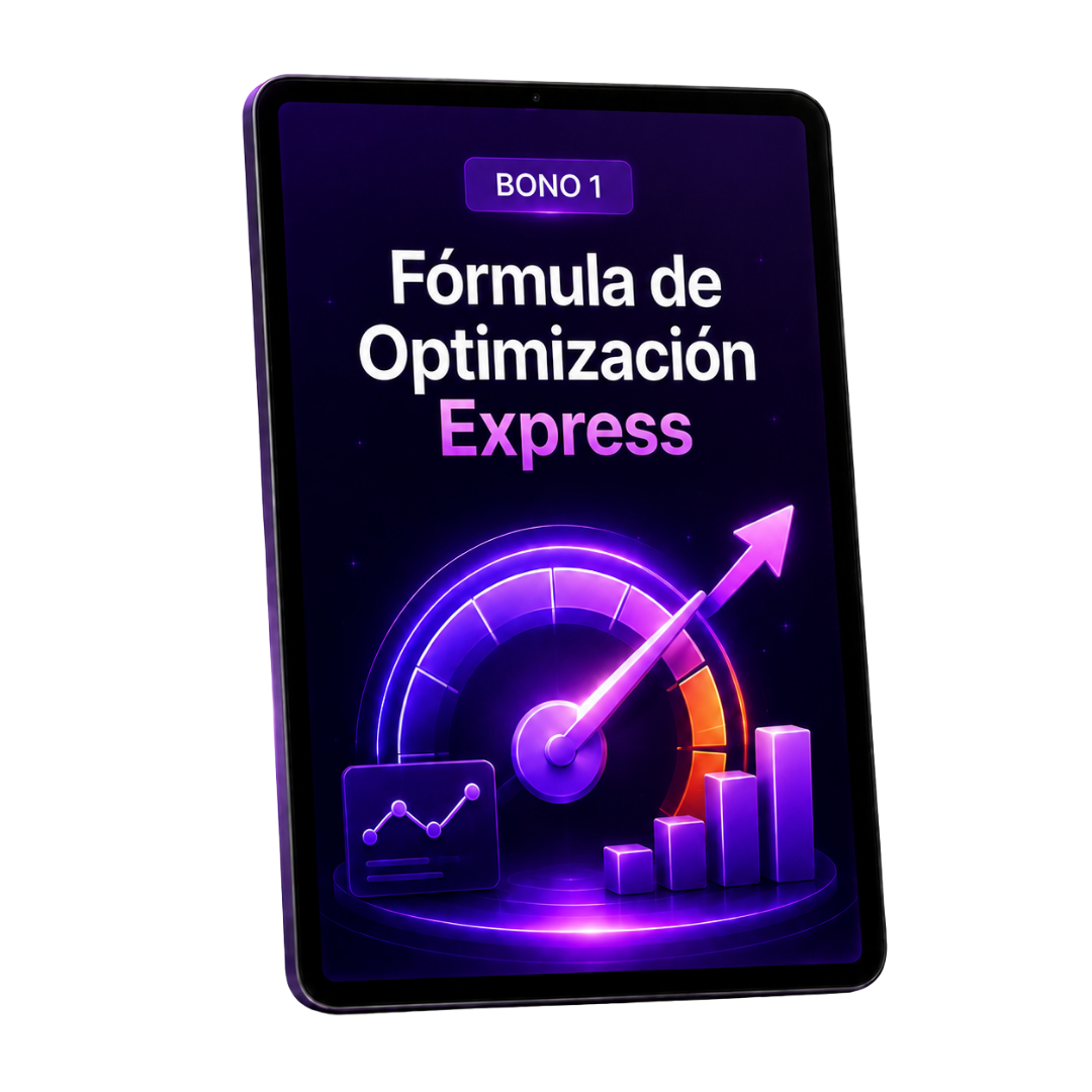 Mockup del bono 1: Fórmula de Optimización Express