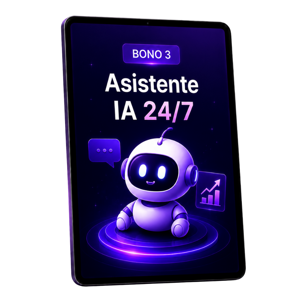 Mockup del bono 3: Asistente IA