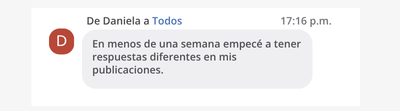 Testimonio de Daniela