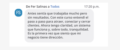 Testimonio de Fer Salinas