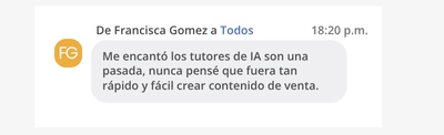 Testimonio de Francisca Gomez